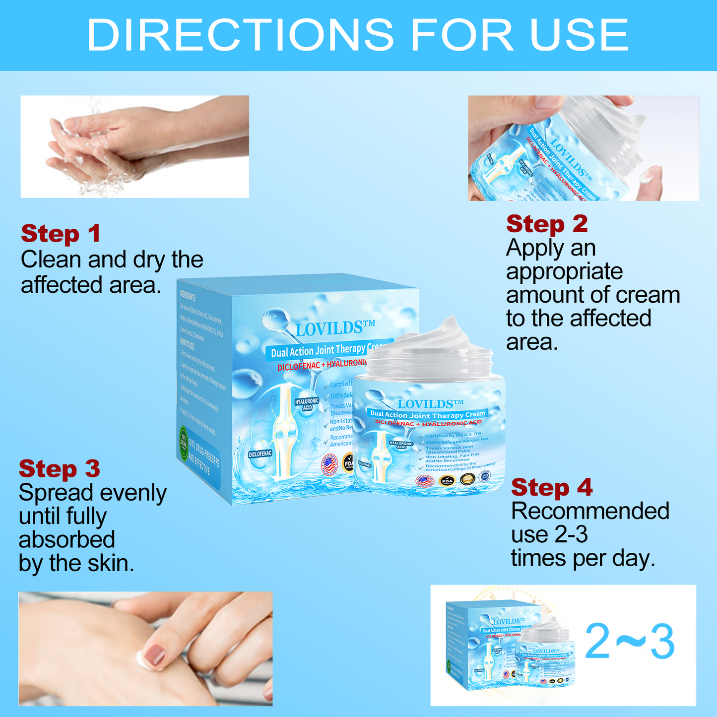 LOVILDS™ Joint & Bone Therapy Cream
