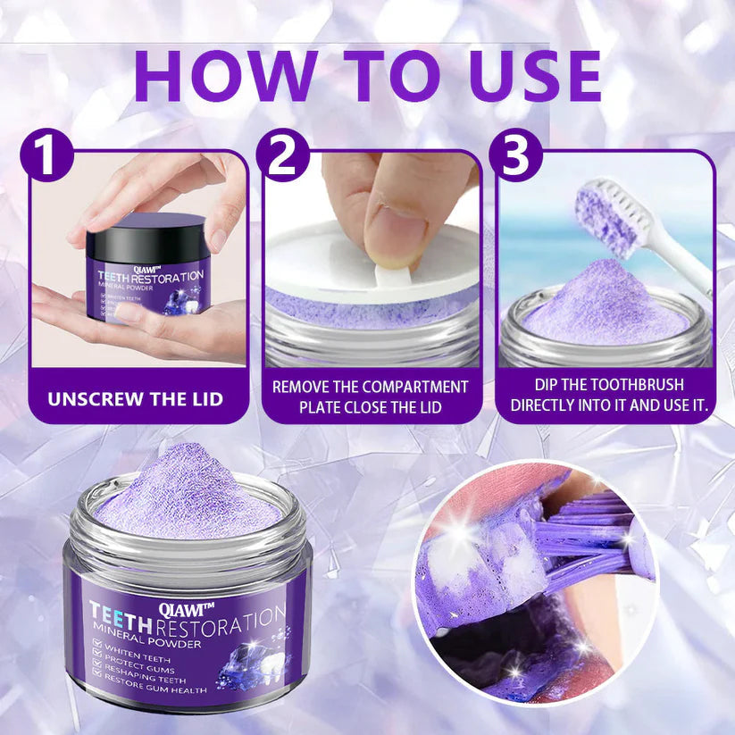 ✨Official Brand Store ✨: QIAWI™ Teeth Restoration Mineral Powder🦷