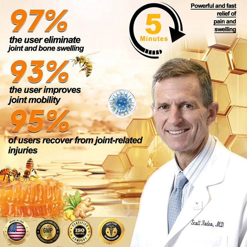 🔥Time-Limited Offer - AQA™ Bee Venom Pain Relief Bone Soothing Cream🐝
