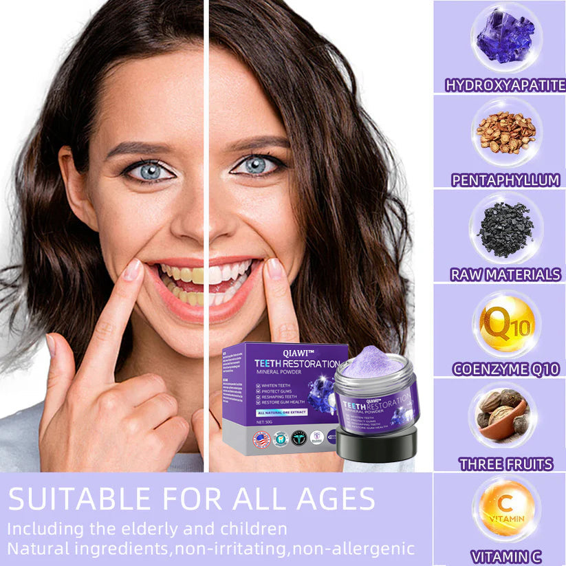 ✨Official Brand Store ✨: QIAWI™ Teeth Restoration Mineral Powder🦷