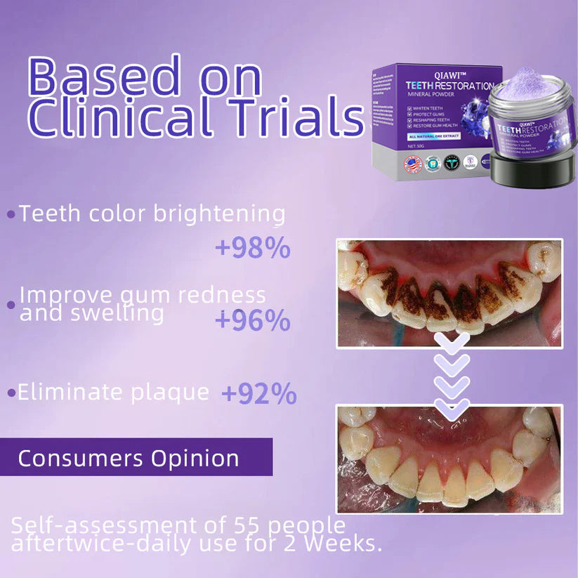 ✨Official Brand Store ✨: QIAWI™ Teeth Restoration Mineral Powder🦷