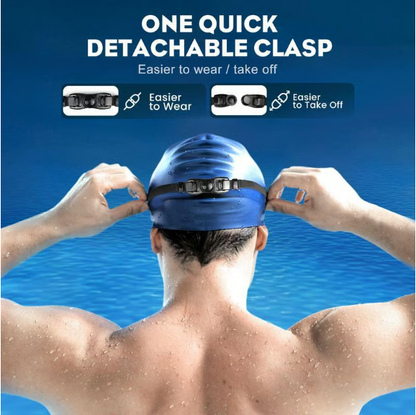 Swim Goggles for Kids Men Women, No Leaking 180° Swim Glasses, Easy to Wear, Wide View, Anti-Fog, UV Protection