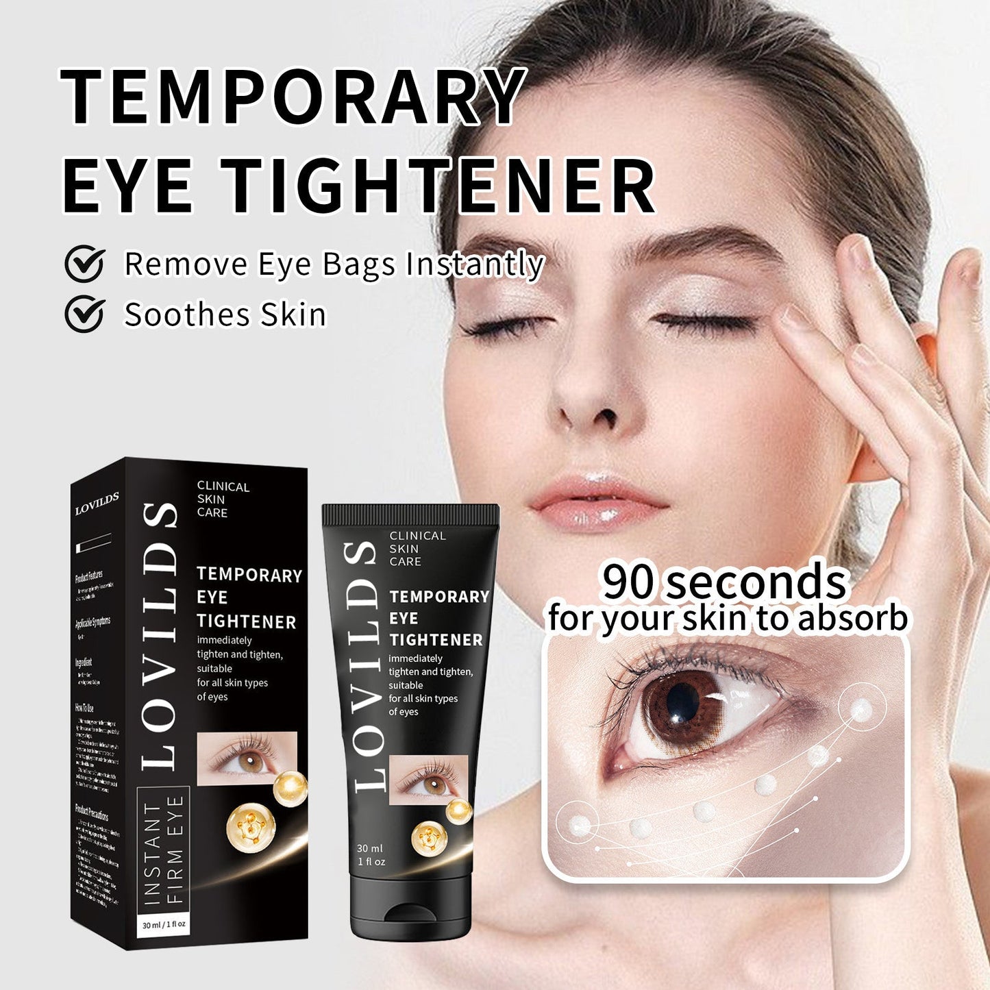Final 3 Hours: 70%OFF🔥 Instant Eye Tightener Easy-Wear Formula With Brush Free!